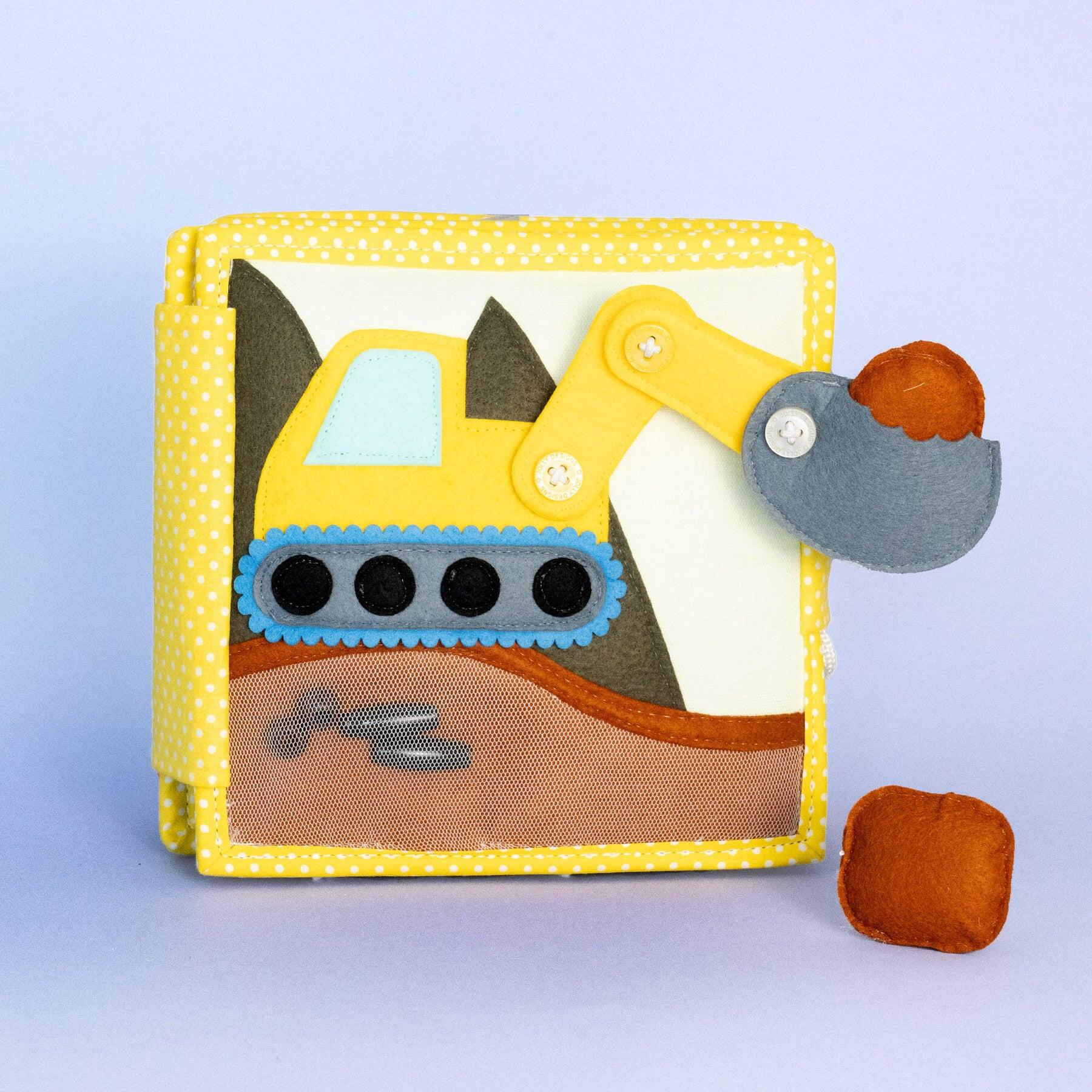 Jolly Designs - Jolly Designs Mein erster Bagger Mini Quiet Book