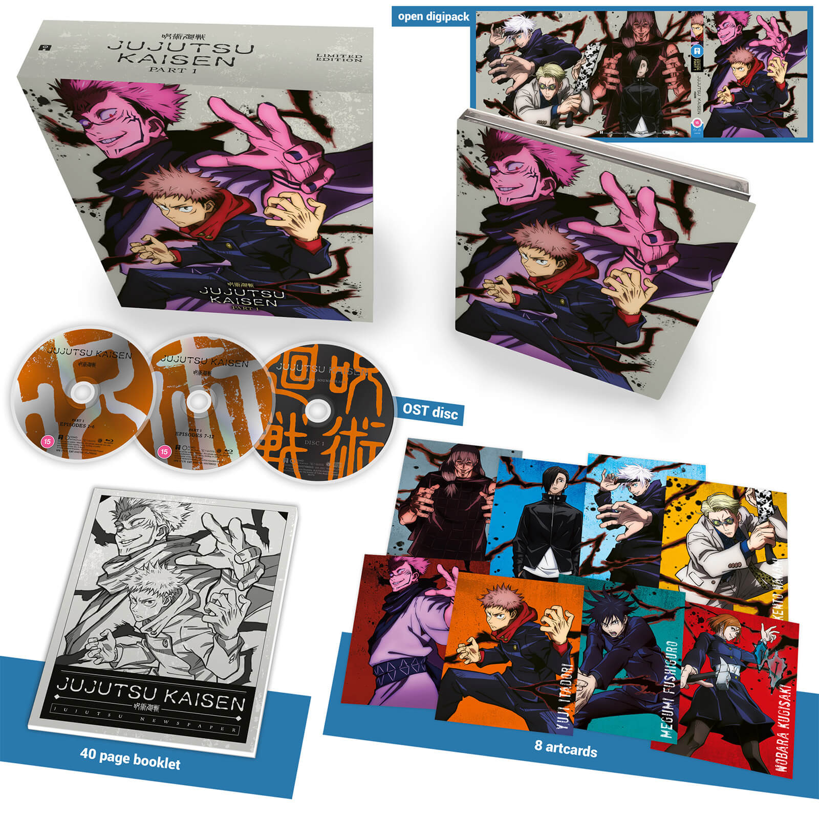 Jujutsu Kaisen - Part 1 - Collector's Limited Edition Jujutsu Kaisen - Part 1 - Collector's Limited Edition von All The Anime