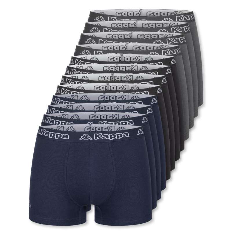 KAPPA Herren UnterwÃ¤sche - Boxershorts, Sets 12er Set, GršÃŸe M