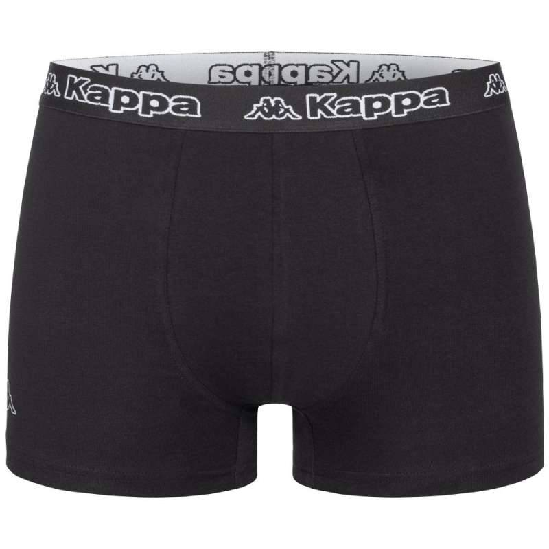 KAPPA Herren UnterwÃ¤sche - Boxershorts, Sets Einzeln, GršÃŸe M, Farbe Black beauty