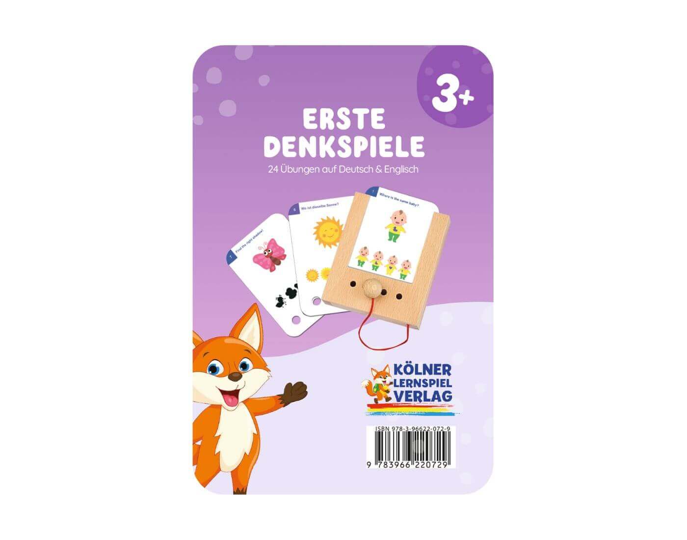 KÖLNER LERNSPIELVERLAG - Erste Denkspiele, 48 Übungen auf Deutsch&Englisch