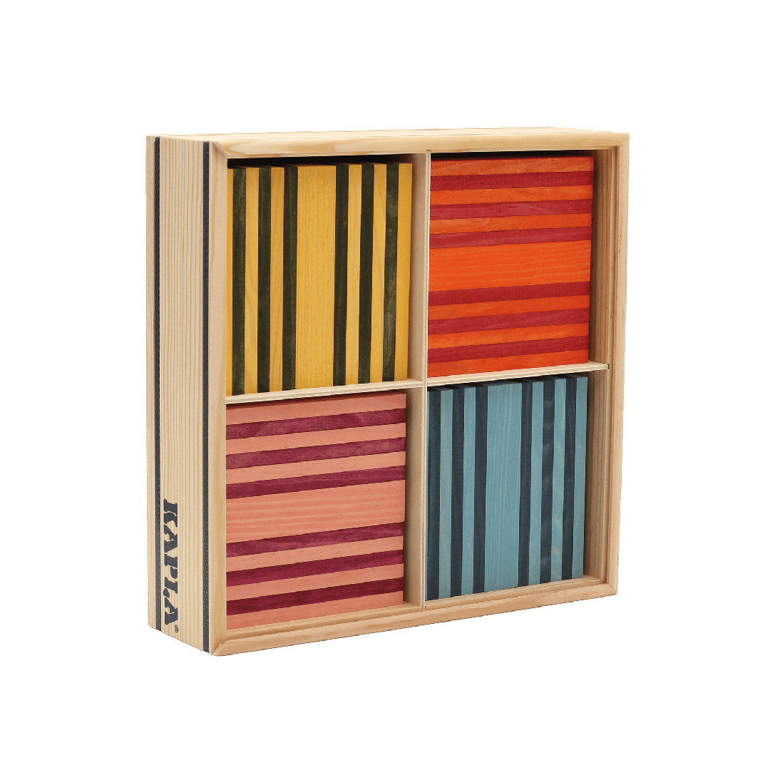 Kapla - Kapla Bausteine 100er Kasten - Octocolor - 8 Farben in Holzkasten