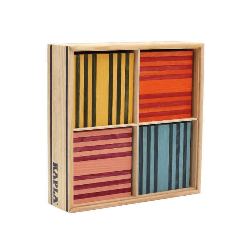 Kapla - Kapla Bausteine 100er Kasten - Octocolor - 8 Farben in Holzkasten Kapla - Kapla Bausteine 100er Kasten - Octocolor - 8 Farben in Holzkasten