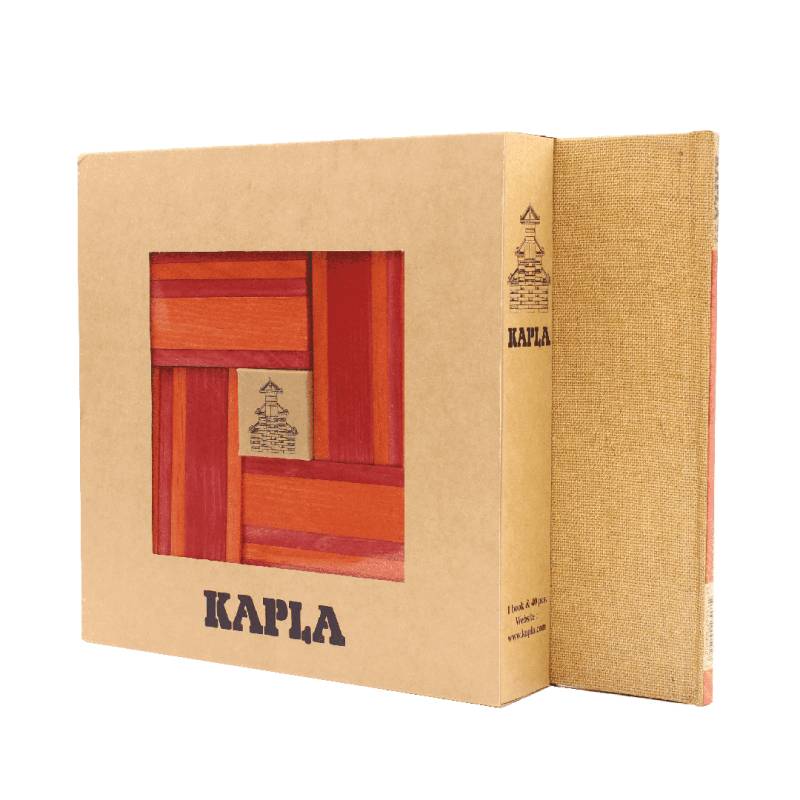 Kapla - N°22- Kunstband, 20 Rot & 20 Orange Kapla - N°22- Kunstband, 20 Rot & 20 Orange