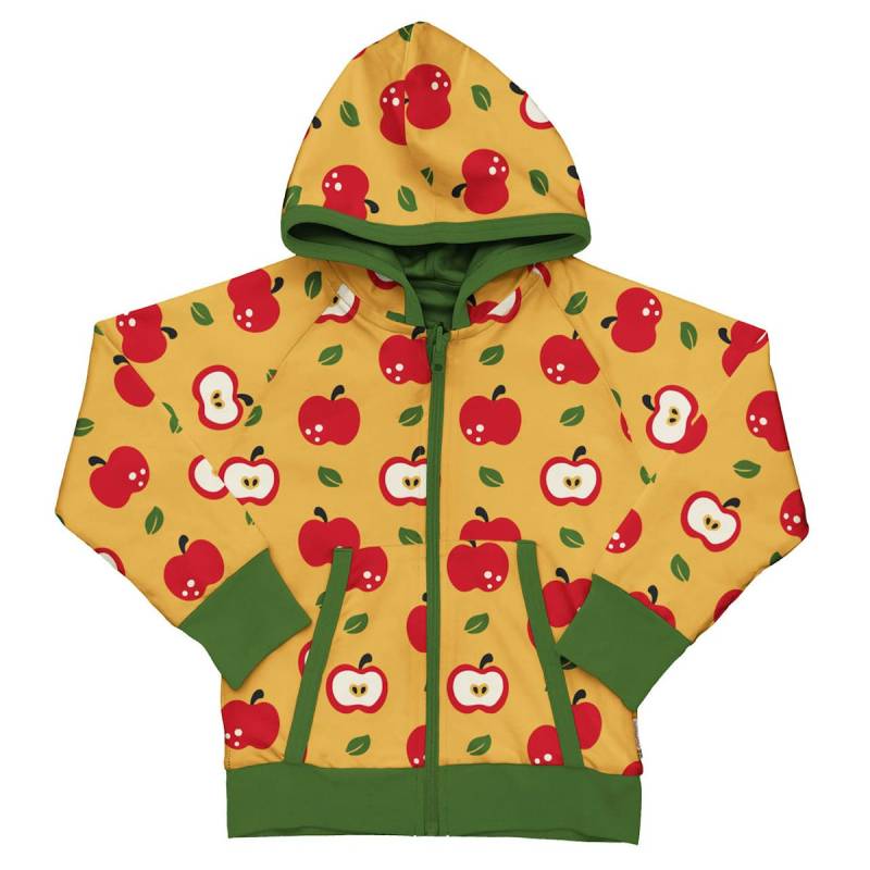 Kapuzenjacke zum Wenden Apfel gelb 98/104