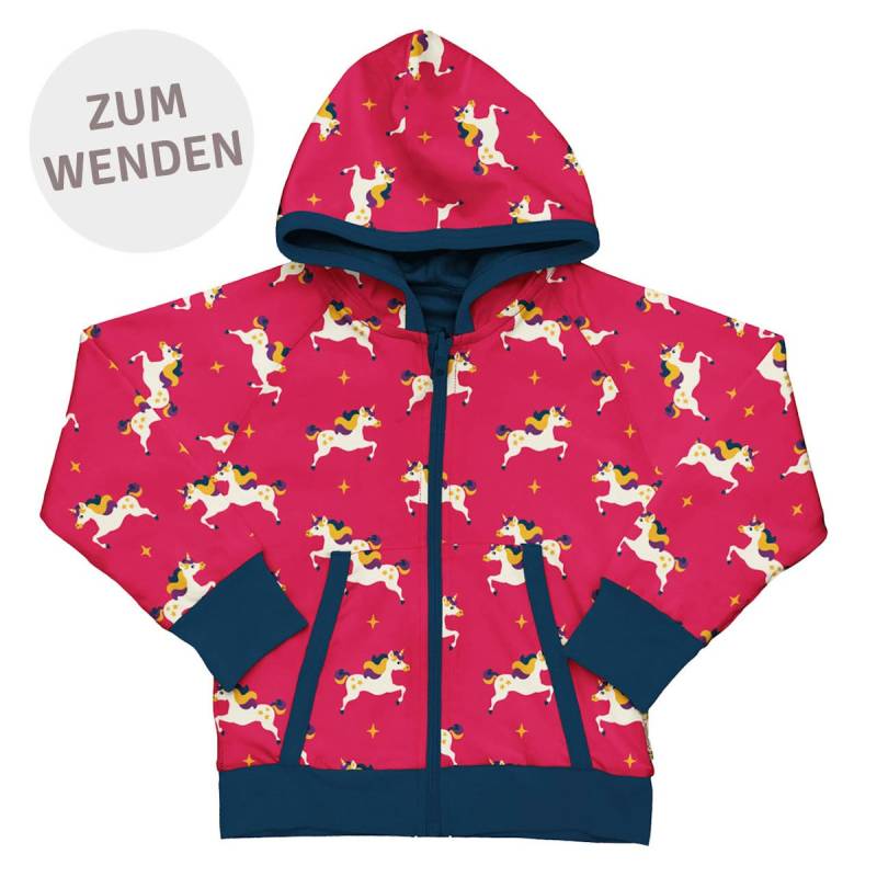 Kapuzenjacke zum Wenden Einhorn pink 98/104 Kapuzenjacke zum Wenden Einhorn pink 98/104