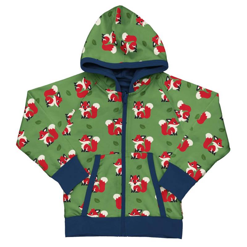 Kapuzenjacke zum Wenden Fuchs grün 98/104 Kapuzenjacke zum Wenden Fuchs grün 98/104