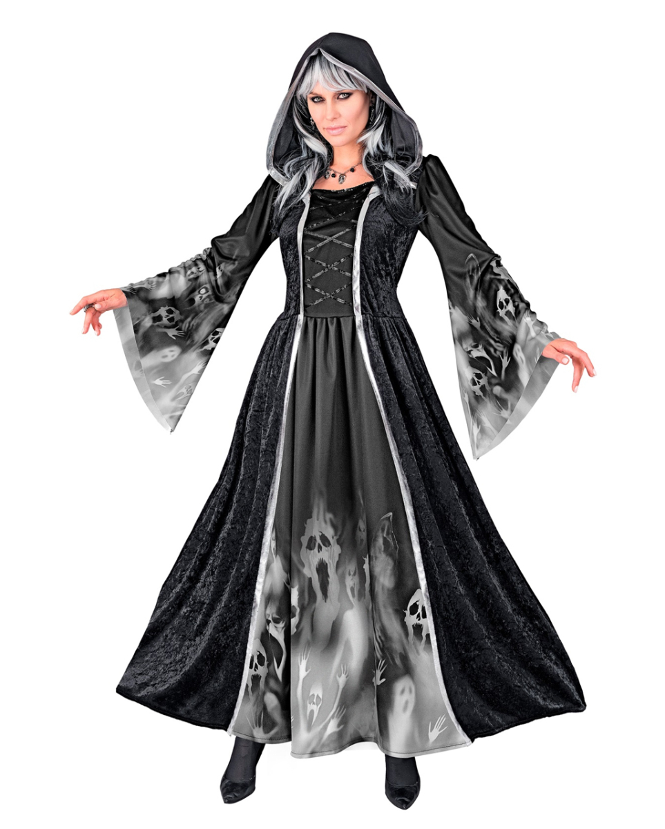 "Screaming Souls" Damenkostüm mit Kapuze