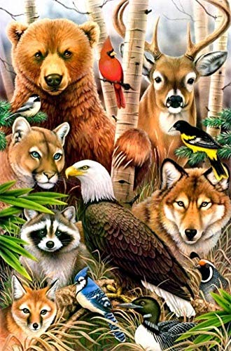 Karikatur Tier 1000 Stück Holzpuzzle, Erwachsenen und Kinder pädagogisches Spielzeug Puzzle Weihnachtsgeschenk HJ308