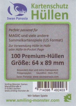 Kartenhüllen, 64mm x 89mm, 100 Stück, Premium