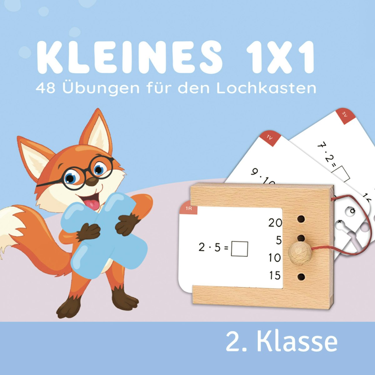 Kartensatz Kleines 1x1 2. Klasse (ohne Lochkasten)