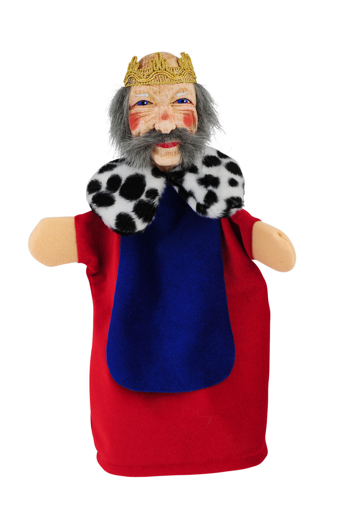 Kersa - Handpuppe geschnitzt König Kersa - Handpuppe geschnitzt König
