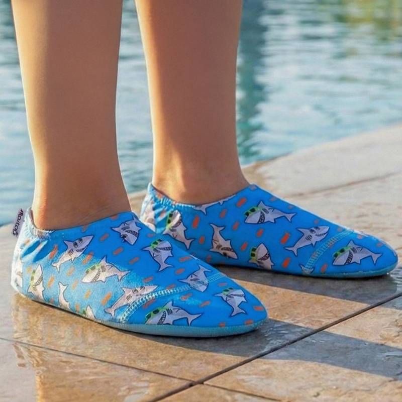 Kinder Badeschuhe Haie – rutschfest & UV 50+ 27/29 Kinder Badeschuhe Haie – rutschfest & UV 50+ 27/29