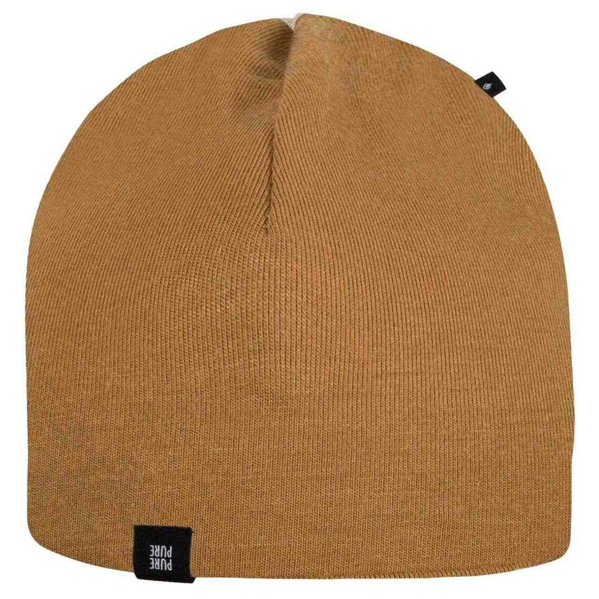 Kinder Beanie uni braun 49