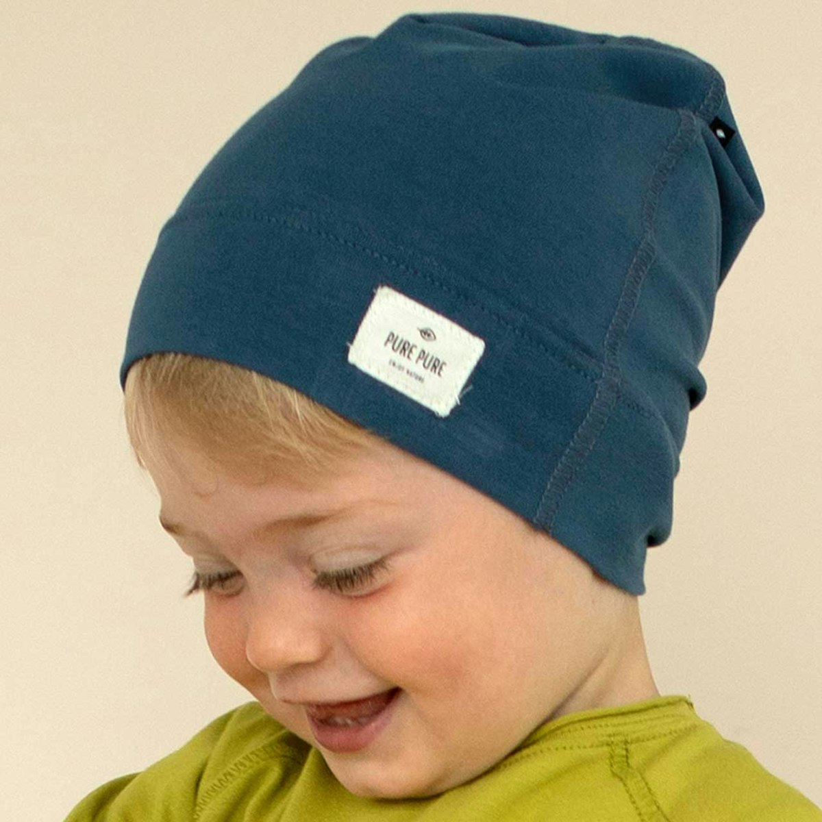 Kinder Beanie uni dunkelblau 47 Kinder Beanie uni dunkelblau 47