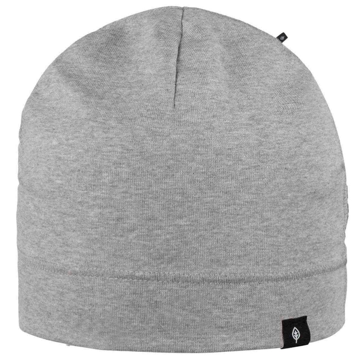 Kinder Beanie uni grau 49
