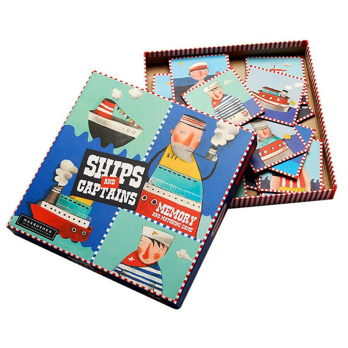Kinder Gedächtnispiel Ships and Captains (3-99 Jahre)