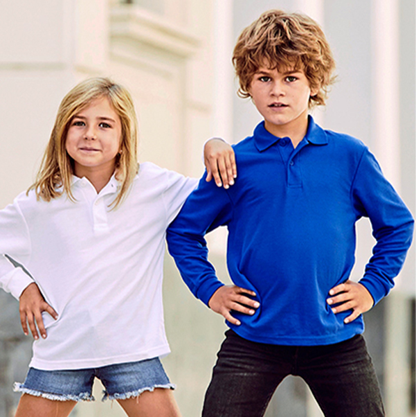 Kinder Langarm Poloshirt Fruit Kinder Langarm Poloshirt Fruit