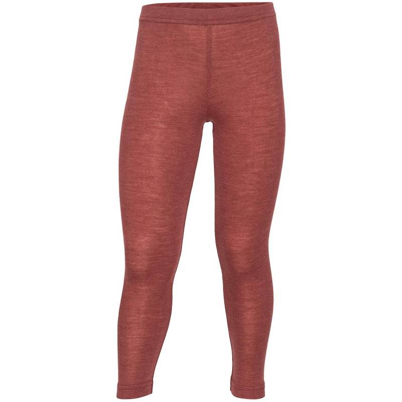 Kinder Leggings Wolle seide kupfer-braun 164 Kinder Leggings Wolle seide kupfer-braun 164