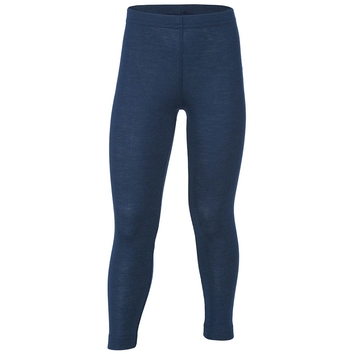 Kinder Leggings  Wolle seide marine 152