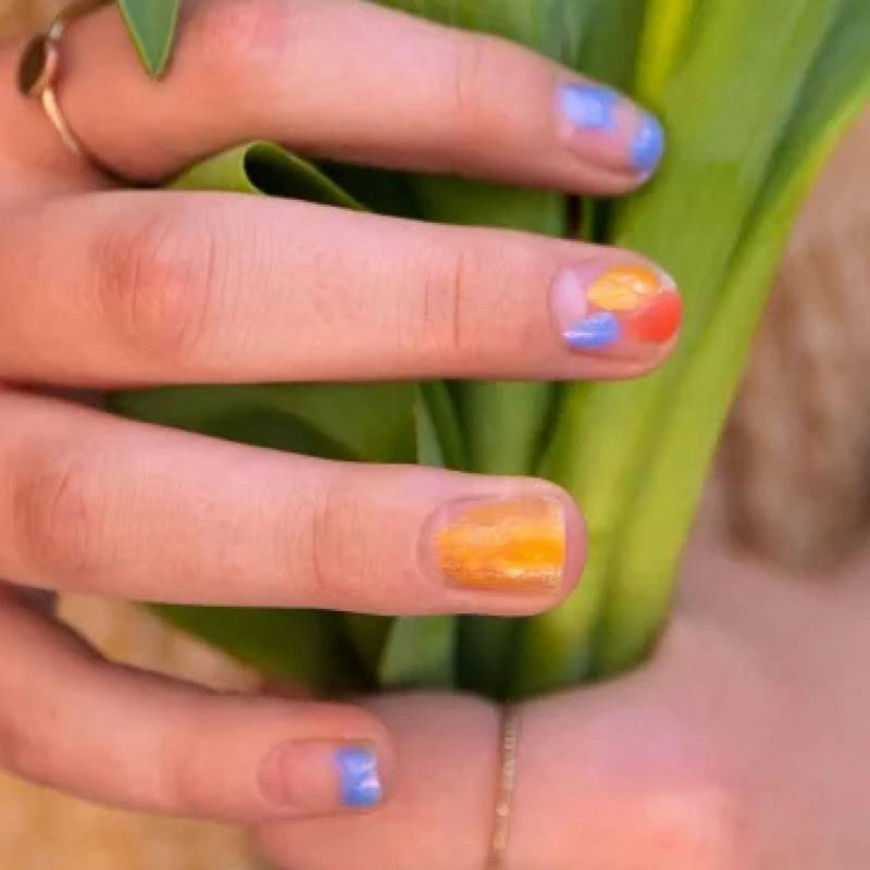 Kinder Nagellack 3er Set Koralle, Lavendelblau, Gold Kinder Nagellack 3er Set Koralle, Lavendelblau, Gold
