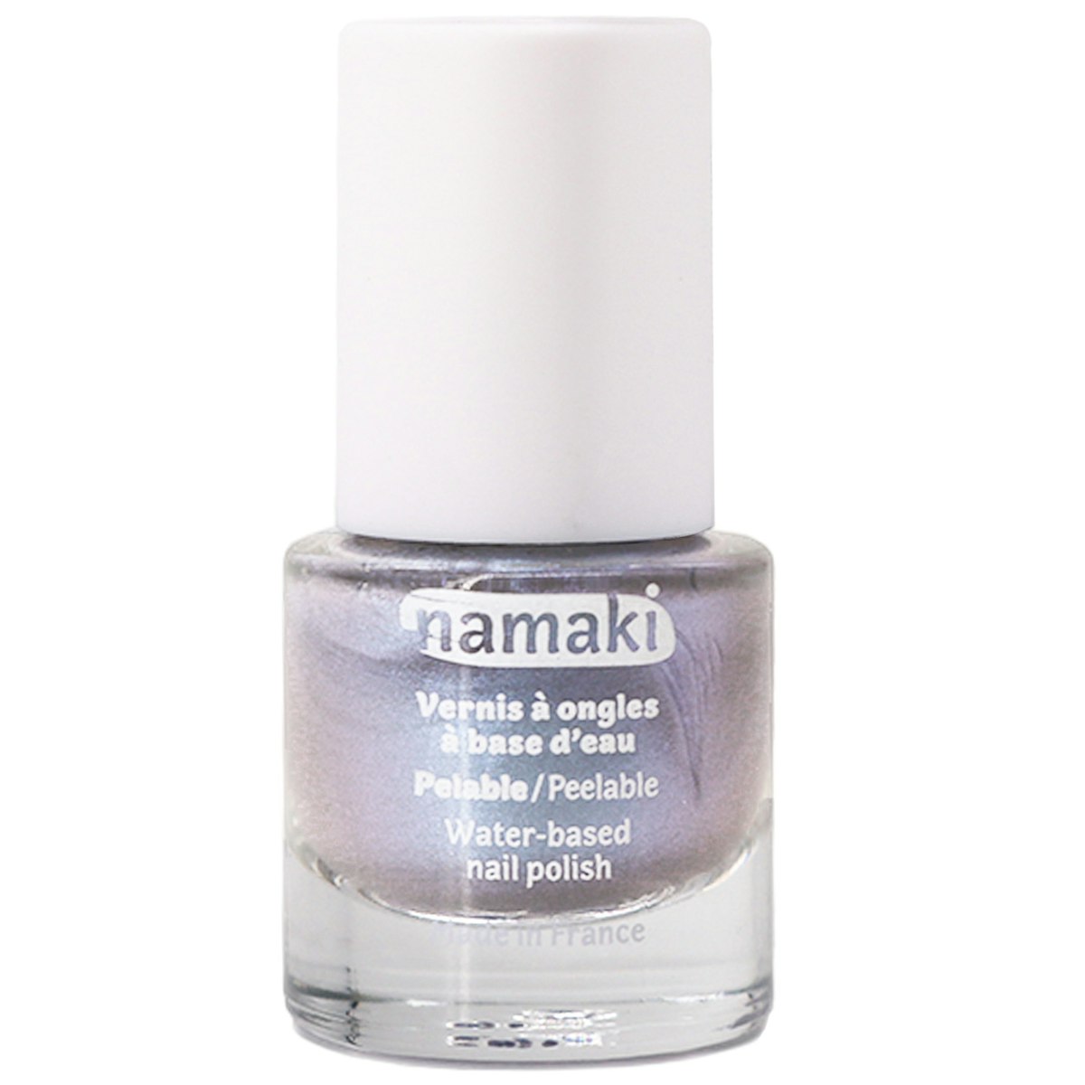 Kinder Nagellack auf Wasserbasis silber-blau