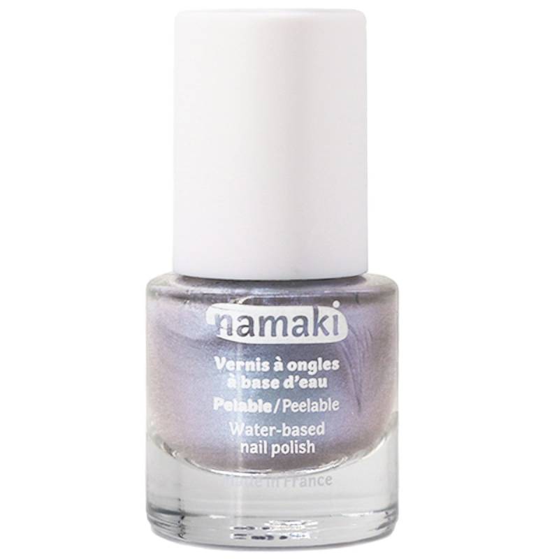 Kinder Nagellack auf Wasserbasis silber-blau