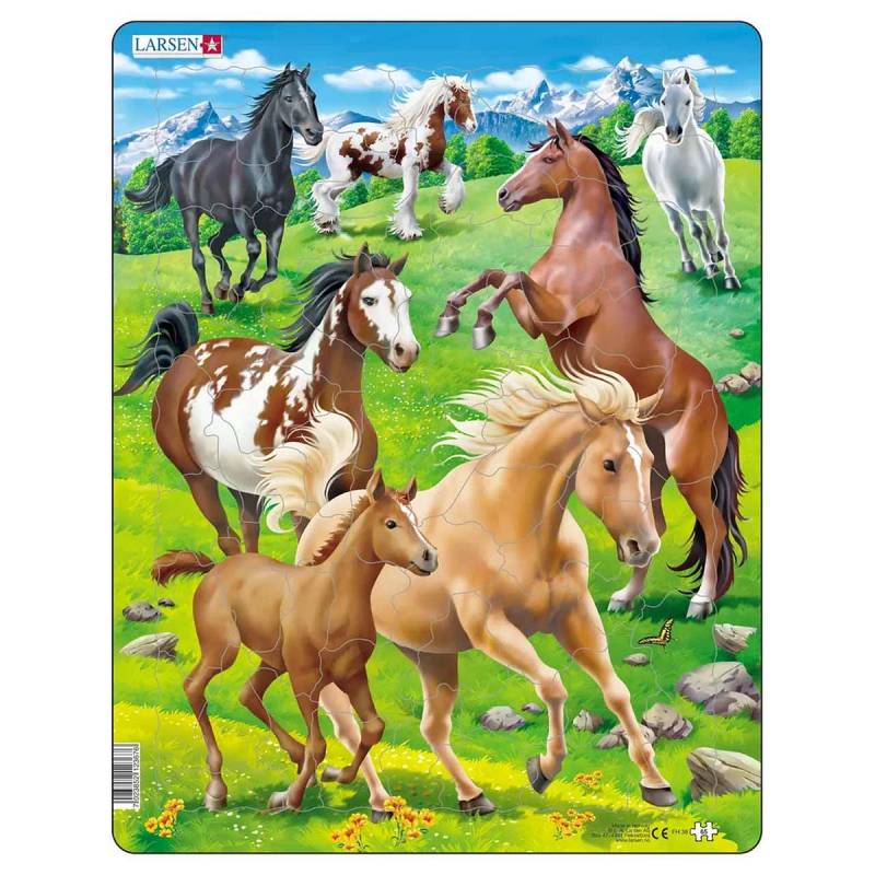 Kinder Puzzle ab 3 Jahre Pferde Tiermotiv Kinder Puzzle ab 3 Jahre Pferde Tiermotiv