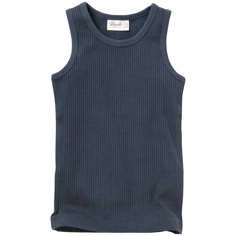 Kinder Unterhemd Rippstrick nachtblau 116 Kinder Unterhemd Rippstrick nachtblau 116