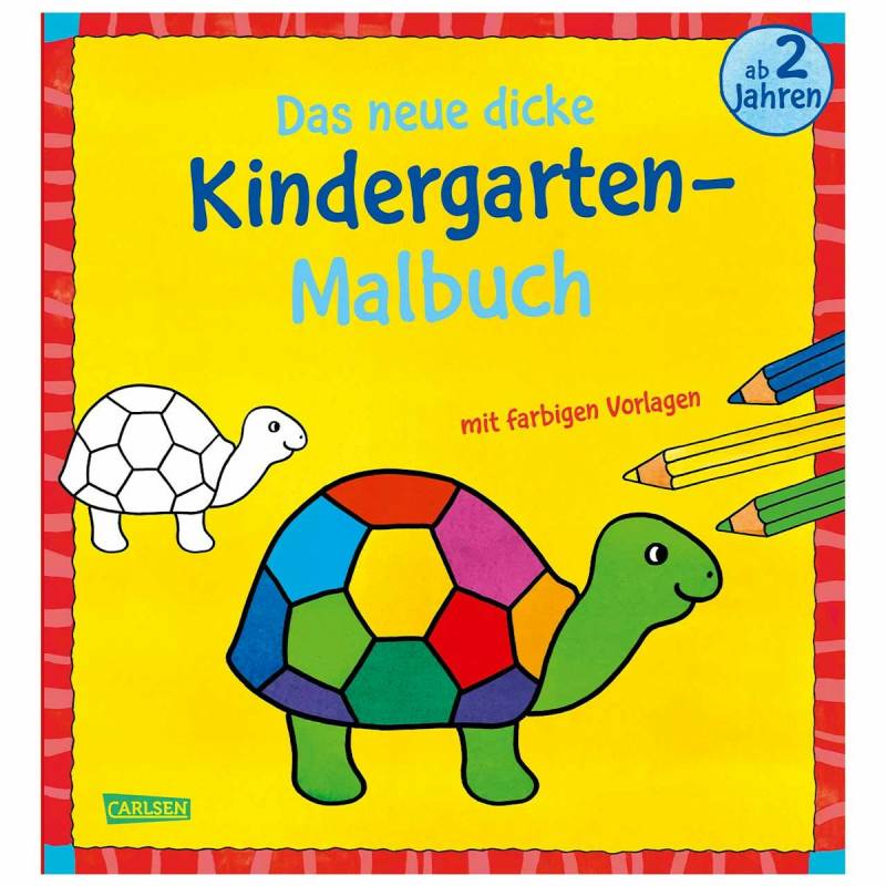 Kindergarten Malbuch ab 2 Jahren – 96 Seiten Kindergarten Malbuch ab 2 Jahren – 96 Seiten