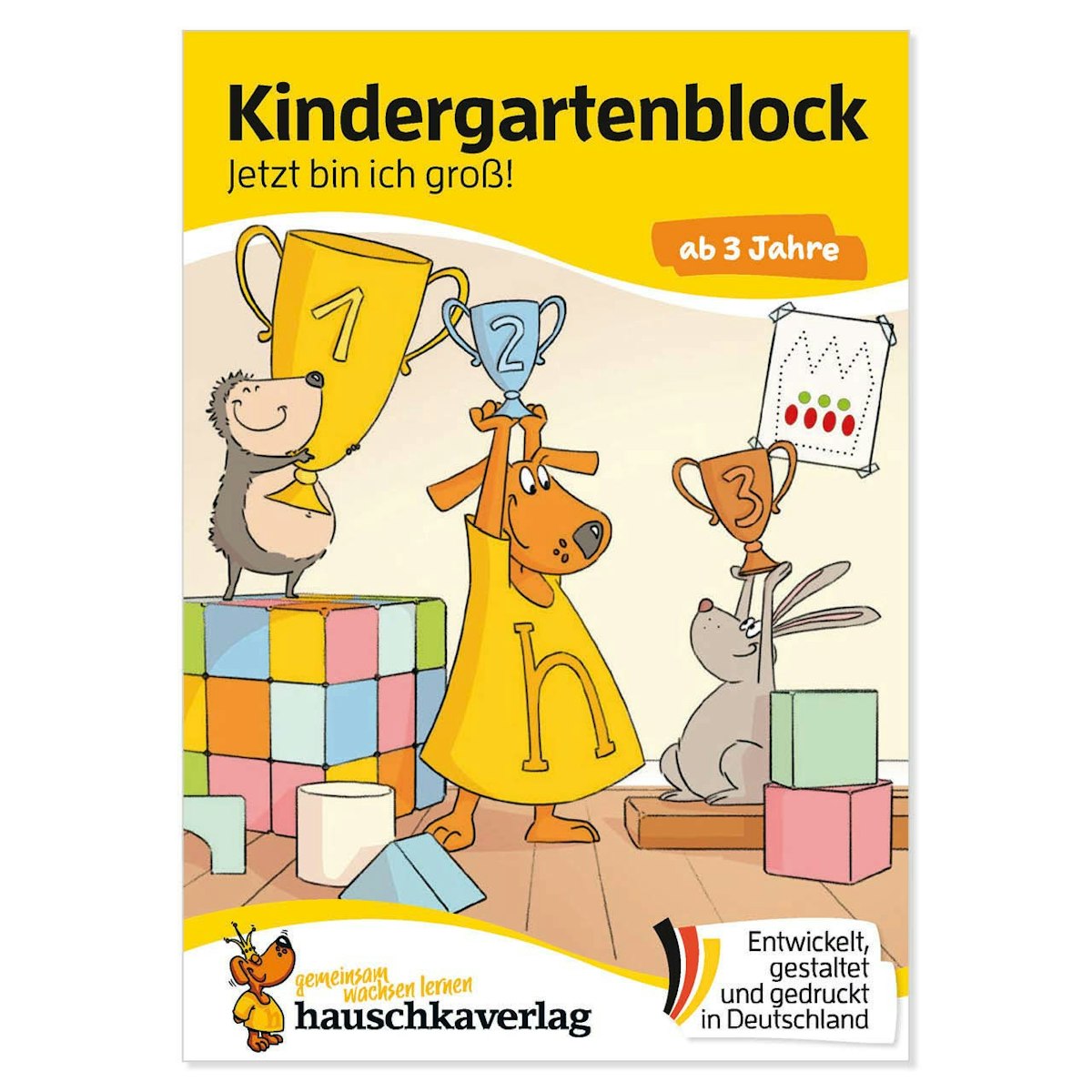 Kindergartenblock „Jetzt bin ich groß“ ab 3 Jahre