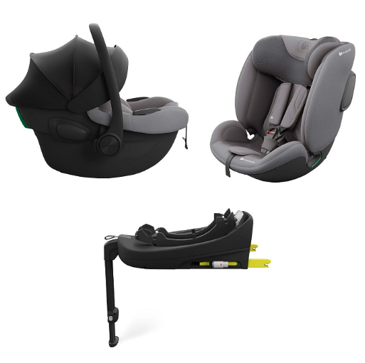 Kinderkraft 3in1 Autositz-Set ENDURA SAFE Grau