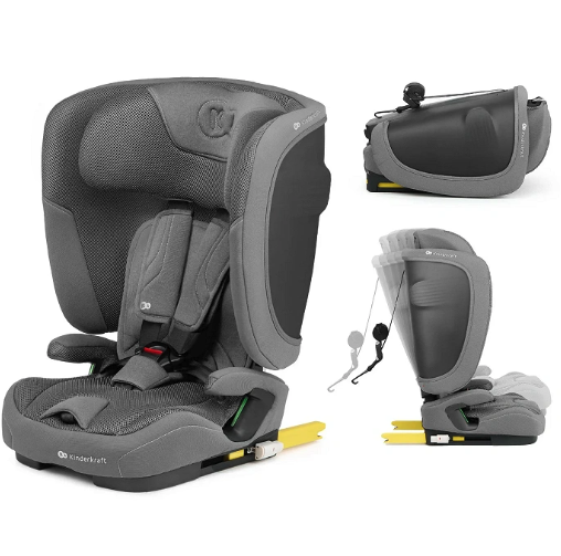 Kinderkraft Autositz FIX2GO grau