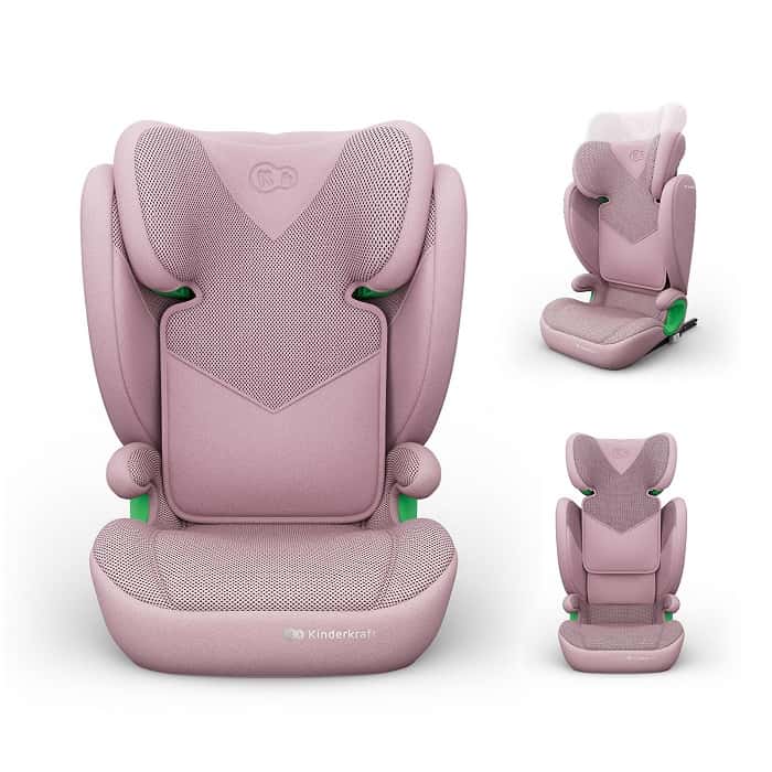 Kinderkraft Autositz JUNIOR FIX 2 PLUS Rosa