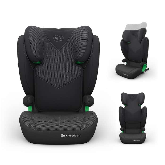 Kinderkraft Autositz JUNIOR FIX 2 PLUS Schwarz Kinderkraft Autositz JUNIOR FIX 2 PLUS Schwarz