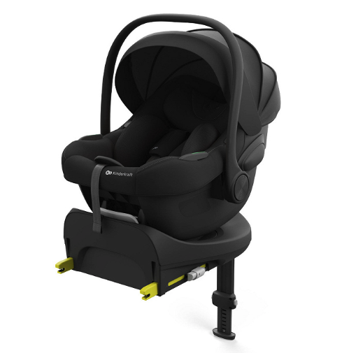 Kinderkraft Babyschale I-LITE Schwarz mit ENDURA SAFE Basisstation
