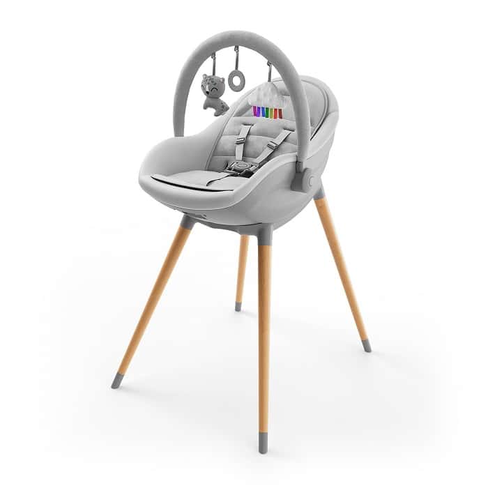 Kinderkraft FINI UP 3in1 Hochstuhl Grau