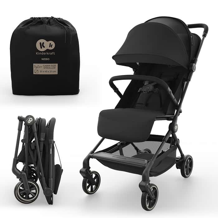 Kinderkraft NEBO Reisebuggy Schwarz