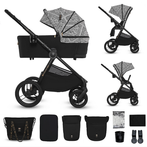 Kinderkraft x BIZUU Nea 2 Kombikinderwagen lunar black