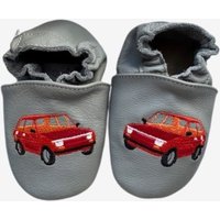 Kinderschuhe Auto grau (B-Ware)
