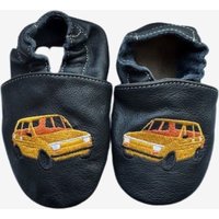 Kinderschuhe Auto schwarz (B-Ware)