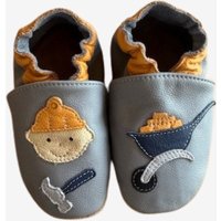Kinderschuhe Bauarbeiter grau (B-Ware)