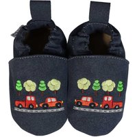 Kinderschuhe RecyStep Autos blau
