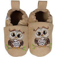 Kinderschuhe RecyStep Eule beige