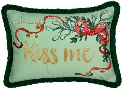 Kissen Kiss me - Festliche Weihnachten (ca. 50x35 cm)