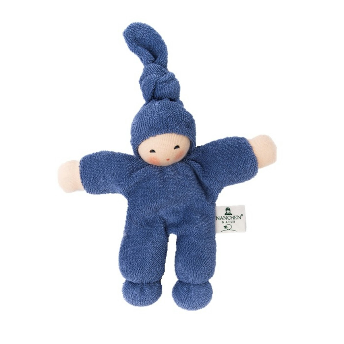 Klassiker! Frottee-Pimpel - blau