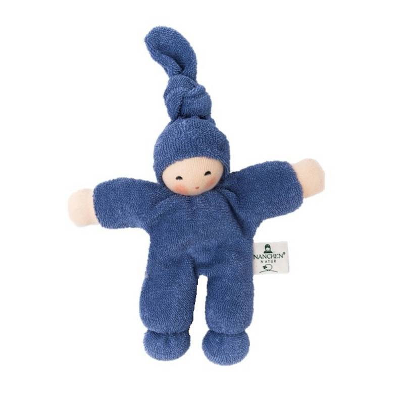 Klassiker! Frottee-Pimpel - blau