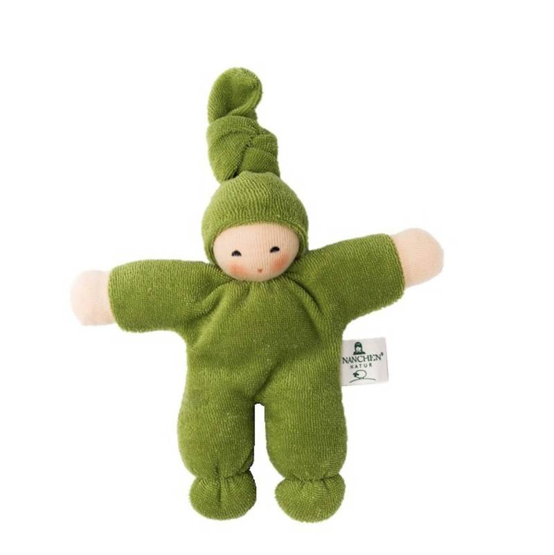 Klassiker! Frottee-Pimpel - grün