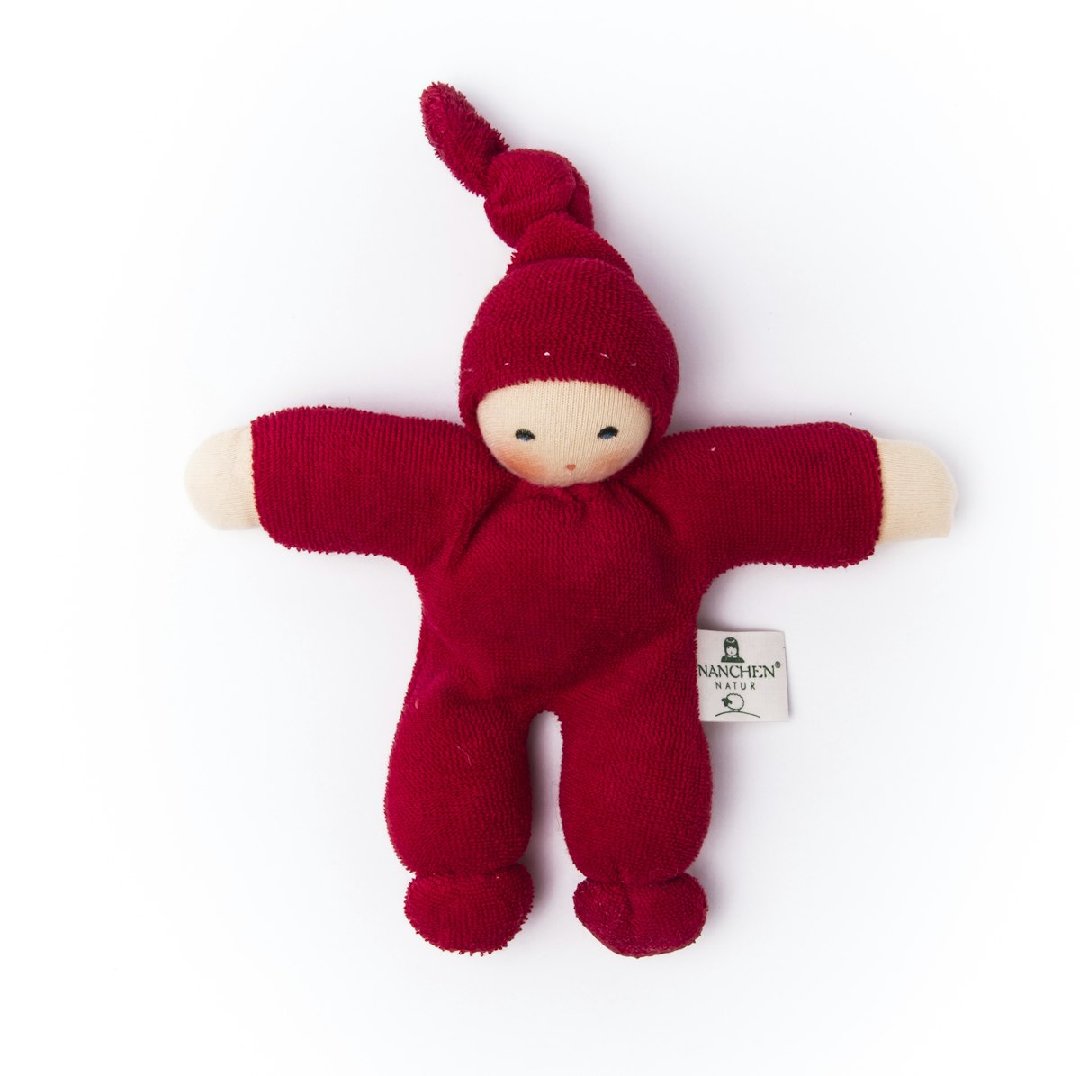 Klassiker! Frottee-Pimpel - kirschrot