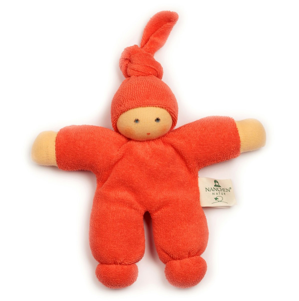 Klassiker! Frottee-Pimpel - koralle